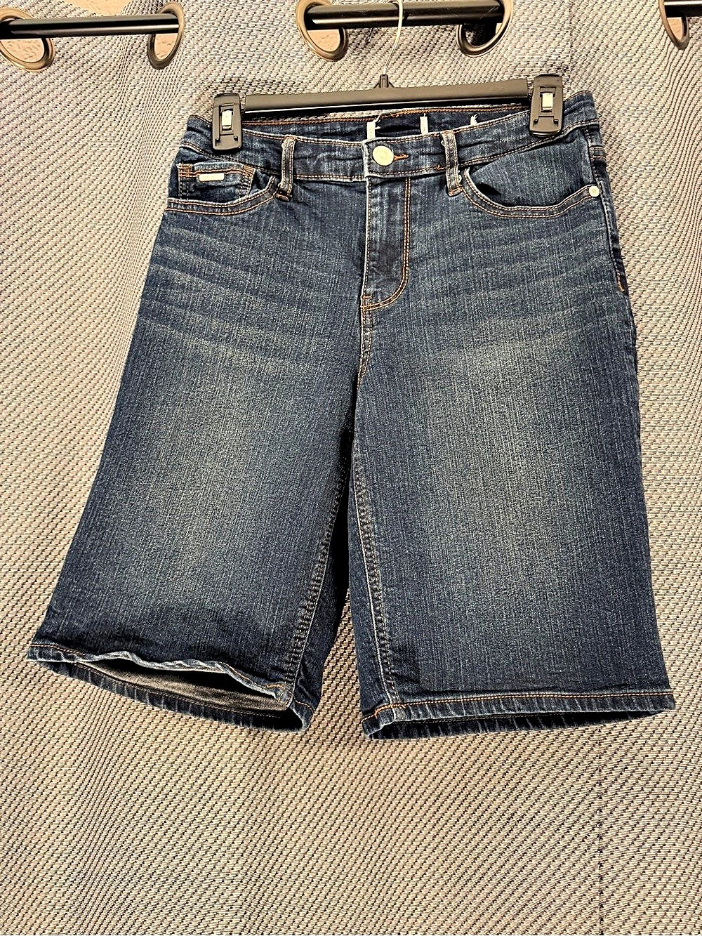 Nine West Navy Blue Denim Shorts- Size: 4